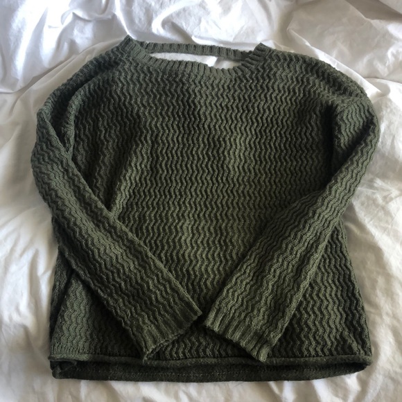 BOGO F21 backless cropped sweater - Picture 3 of 4